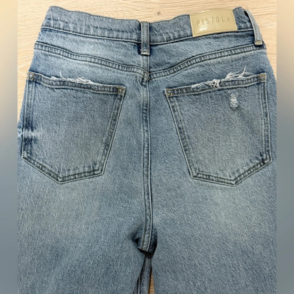Pistola Light Blue Cropped Jeans - Picture 5 of 5